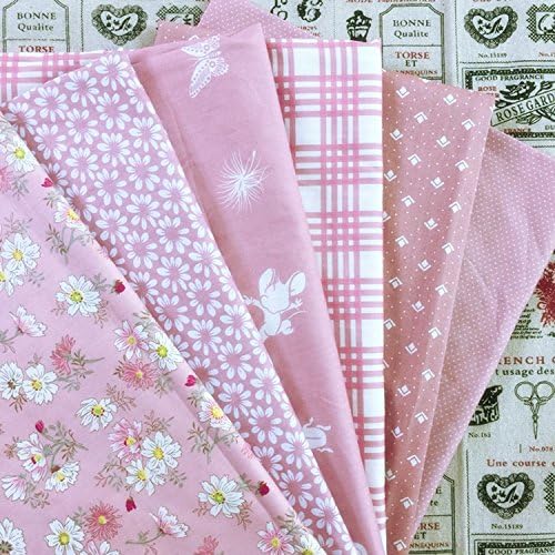 2*6pcs 50*50cm 100% Cotton Quilts Textiles Fabric