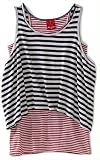 Ella Moss Girls 7-16 Wren Tank Top, Navy, 7/8