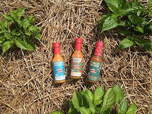 Hot Sauce Gift Set + Signed Copy of Homesweet Homegrown. Great Gift for the Gardener and Hot Sauce Lover in Your Life!