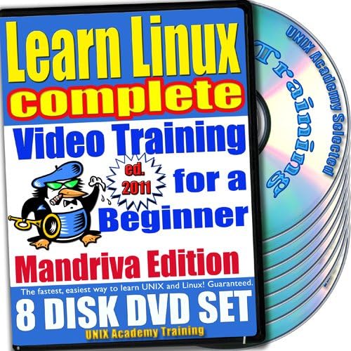 Learn Linux Complete for a Beginner Video Training and Four Certification Exams Bundle, Mandriva Edition. 8-disc DVD Set, Ed.2011