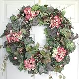 English Garden Silk Door Wreath (24 inch)
