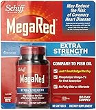 Schiff MegaRed Extra Strength 500mg Omega 3 Krill Oil Softgel, (80 ct)