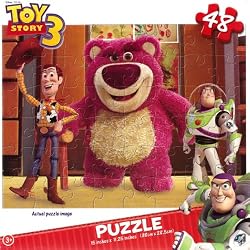 Disney Pixar Toy Story 3 48 Piece Puzzle - Woody, Buzz, and Lotso
