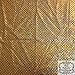 Big Fish Scale Gold Stretch Spandex 58 Inches Wide Fabric by The Yard (F.E.