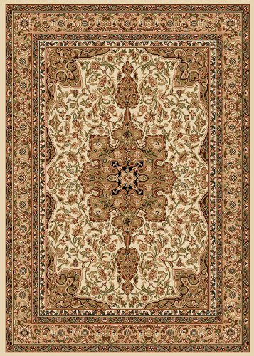 Traditional Area Rug, Home Dynamix Royalty Ivory, 8 x 11