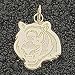 Logoart Cincinnati Bengals 9/16 Inch X 9/16 Inch 10K Gold Team Logo Pendant-Size: One Size