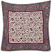 ShalinCraft Throw-Pillow-Covers Asian-Influence Indian-Style Cotton Block Print Square 24x24 Inches (jcb003a)