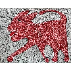 Tribal Paintings Gond Art Asian Decor 22 x 28 inches