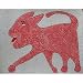 Tribal Paintings Gond Art Asian Decor 22 x 28 inches