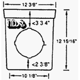 Click here to buy NDS #1200 12BLK DBL Catch Basin by NDS.