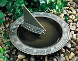 Sailboat Sundial Birdbath Finish: Weathered Bronze