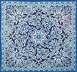 Grateful Dead Blue Bear Mandala Tapestry 60x60