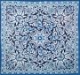 Grateful Dead Tapestry ~ Blue Mandala ~ Dancing Bears ~ Dead Head ~ 90 X 90 Inches (72207)