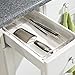 InterDesign Linus Expandable Kitchen Drawer Organizer for Silverware, Spatulas, Gadgets - 12