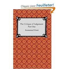 The Critique of Judgement: The Critique of Aesthetic Judgement