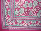 India Rose Tablecloth-60 x 60 Inch Square