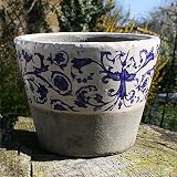 VINTAGE BLUMENTOPF BLUMENKÜBEL AUS STEIN & KERAMIK