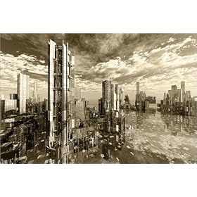 poster / affiche Future City 2 est disperible en (L x H): 30 x 20 cm de M. Steinwald