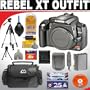 Canon Digital Rebel XT 8MP Digital SLR Camera (Body Only - Black) + Deluxe 4GB High Speed Accessory Kit