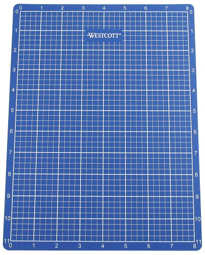 Westcott Cutting Mat, 9 x 12 Inches, Blue (14049)
