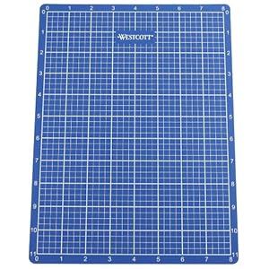 Westcott Self Healing Cutting Mat, Blue, 9" x 12"