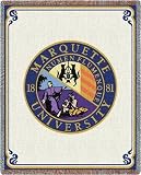 Marquette Univ Seal Throw - 70 x 54 Blanket/Throw - Marquette Golden Eagles