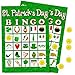 St. Patrickâ€™s Day Bingo Game Shamrock Party Favors/Supplies 24 Players