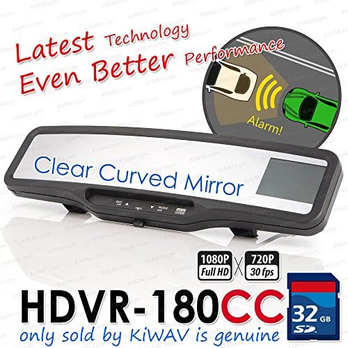 ABEO HDVR-180G3 CAR video Clear Curved mirror Real Full HD Rear View Mirror accident crash camera recorder 32G SD card