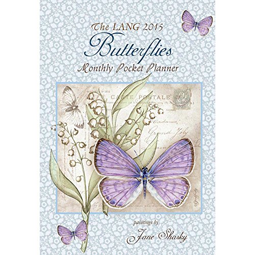 Lang January 2015 to January 2016 4.25 x 6.5 Inches, Perfect Timing Butterflies Monthly Pocket Planner by Jane Shasky (1003144)