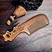 Xuanli Wood Combs Natural Green Sandalwood Combs Handmade Combs For Hair No Static M002