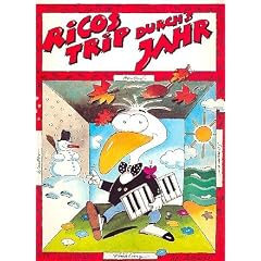 Musik wird lebendig: RICOS TRIP DURCHS JAHR mit Bleistift -- der Spielband mit bekannten Liedern und Kompositionen zu den Jahreszeiten, passend zur beliebten Klavierschule f�r Kinder ohne �berm��igen Lernstress von Margret Feils (Noten/sheet music)