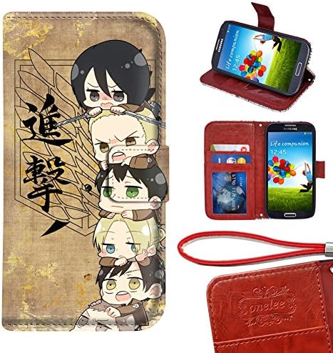 Samsung Galaxy S7 Edge Wallet Case, Attack on Titan Yozilou PU Leather Samsung Galaxy S7 Edge Wallet Case