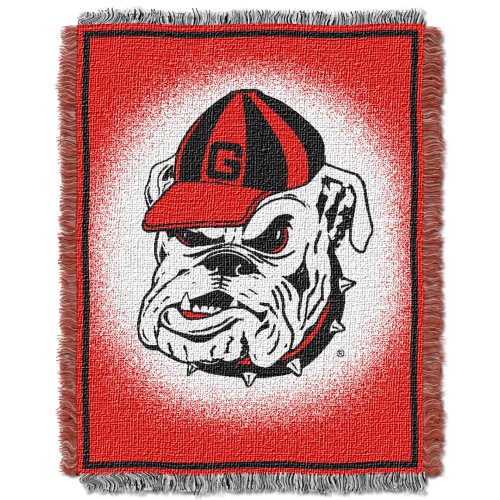NCAA Georgia Bulldogs 48-Inch-by-60-Inch Acrylic Throw