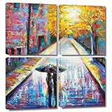 UPC 640823000087 product image for ArtWall Susi Franco 'Paris Back Street Magic' 4-Piece Gallery Wrapped Canvas Art | upcitemdb.com