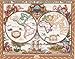 Janlynn Cross Stitch Kit, 15-Inch by 18-Inch, Olde World Map