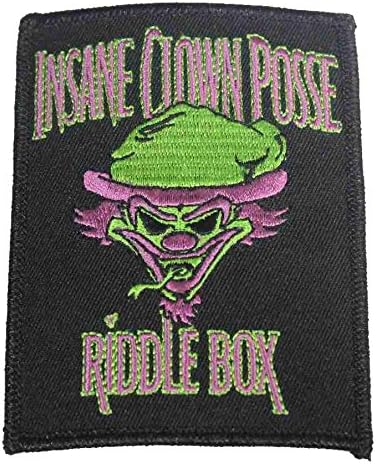 Musical and Misc. Cloth Embroidered Patches (Insane Clown Posse Riddle Box)