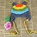 Joy baby newborn baby infant toddler knit crochet photo prop costume owl hat (grey)