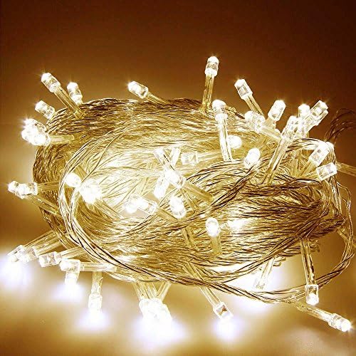 LIEYANG Warm White 66FT/20M 200 LED Fairy String Light for Party Christmas Holiday Wedding