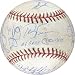 2007 Boston Red Sox Team Signed 2007 Game Used Baseball