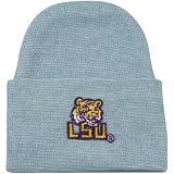 NCAA LSU Tigers Newborn Light Blue Knit Beanie