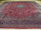 10x13 Handmade Wool Persian Area Rug G72