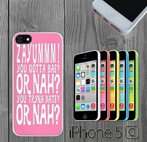 You Gotta Bae Custom made Case/Cover/skin FOR iPhone 5C -White-Rubber Case ( Ship From CA)