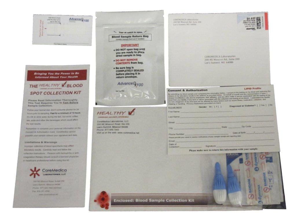 Amazon.com: Best Home Cholesterol Test Complete Lipid Panel LDL ...
