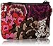 Vera Bradley Women's Cotton Zip ID Case Wallet, Rosewood, One Size