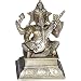 Sitting Ganesha Brass Statue Playing Shehnai