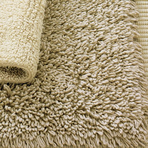 Sandy Shades Cotton Bath Rug - Shaggy