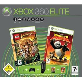 Console xbox 360 elite (disque dur 120 go) - value pack