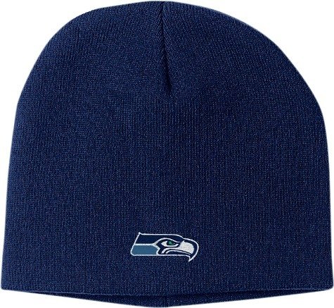 nfl mens end zone uncuffed knit hat k173z seattle seahawks one size fits all cheap price