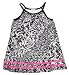 Toddler Girl's Black & White Toddler Babydoll Mosaic Dress - Ella Moss 4T