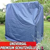 UNIVERSAL Premium Strandkorb Schutzhülle Strandkorbhülle Strandkorbhaube -- BLAU -- für alle Strandkörbe bis 145cm breite
